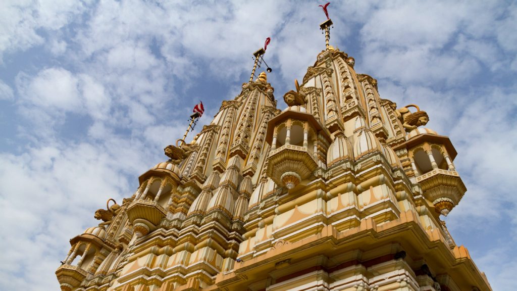 Uno de los templos de la ciudad de Ahmedabad patrimonio de la Unesco