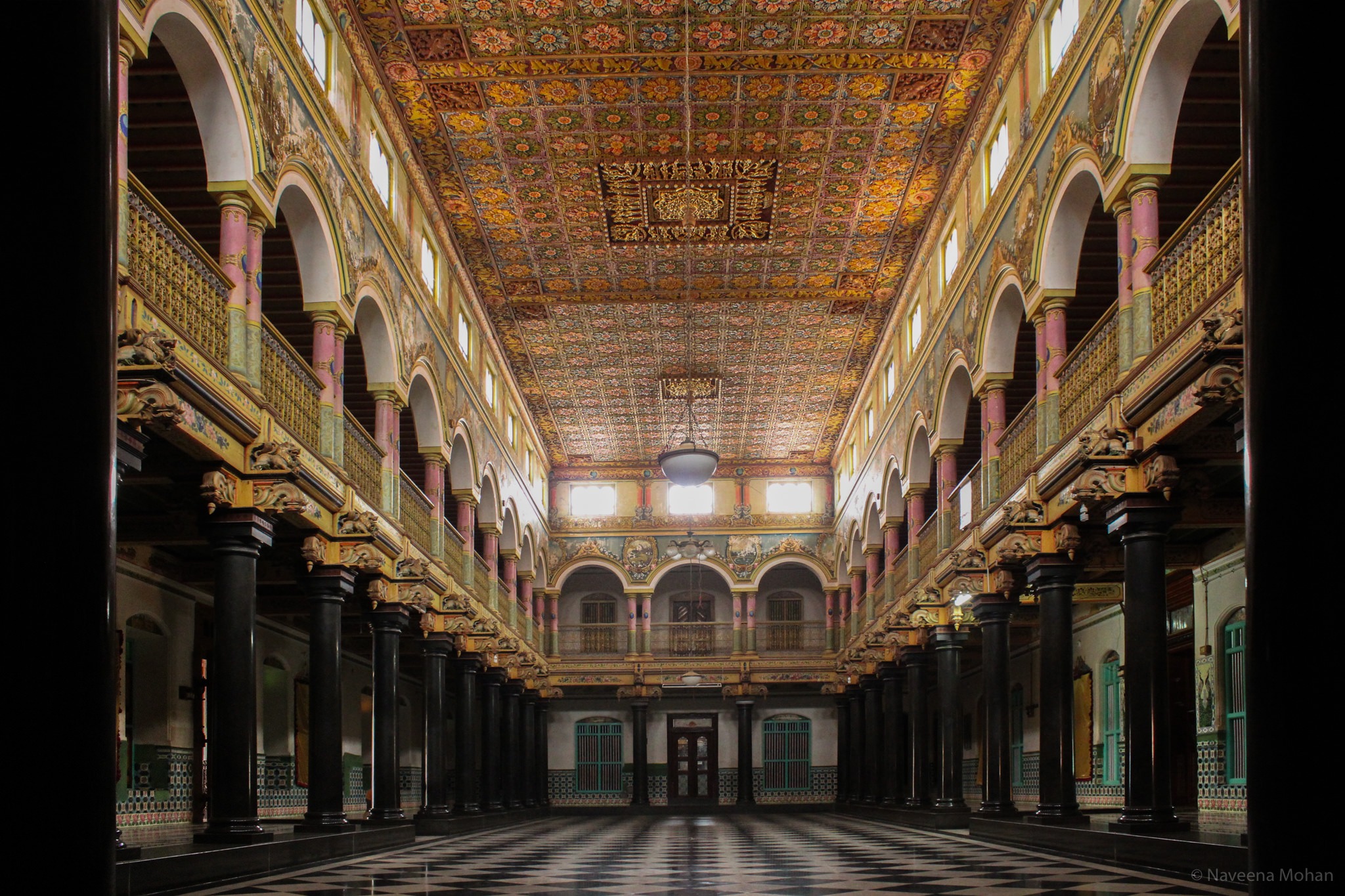 la casa de las mil ventanas en chettinad