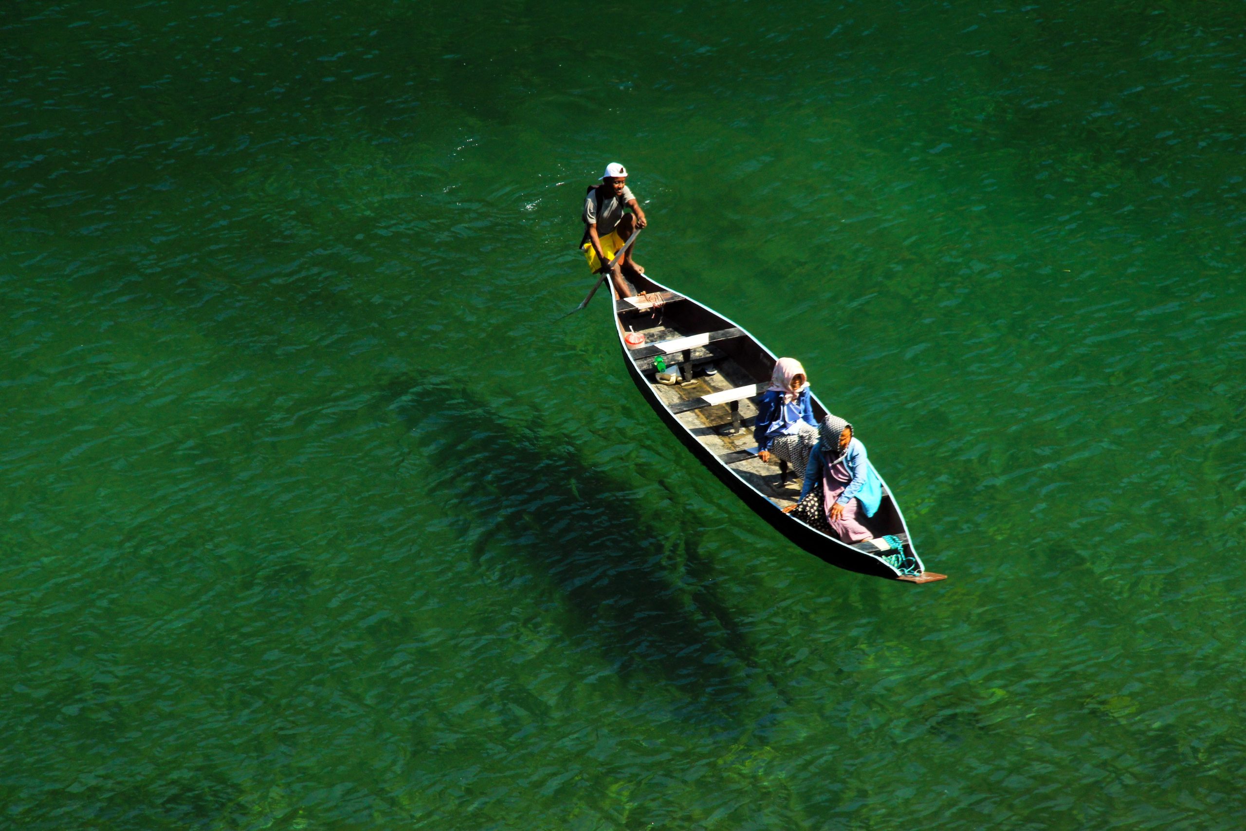 río umngot en meghalaya 