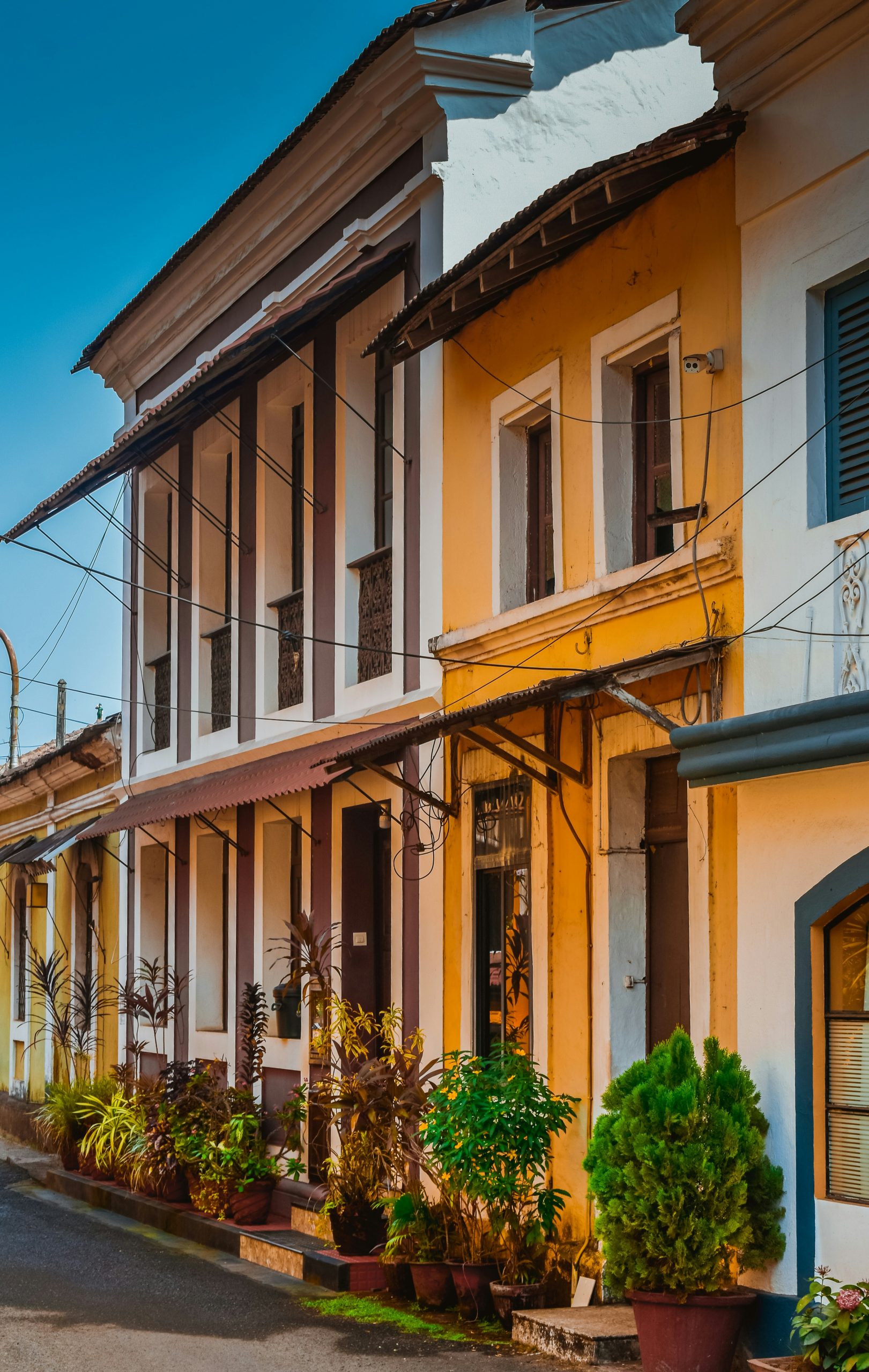 Fontainhas calle colonial 